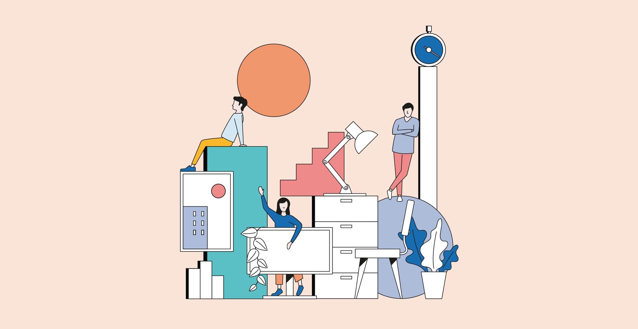 branding illustration guide épuré moderne