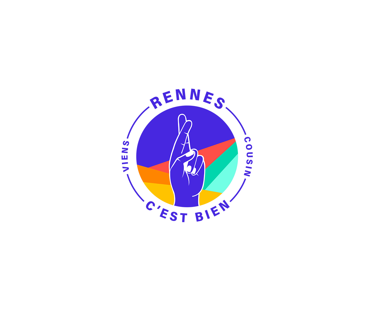 logo rennes c'est bien tourisme original