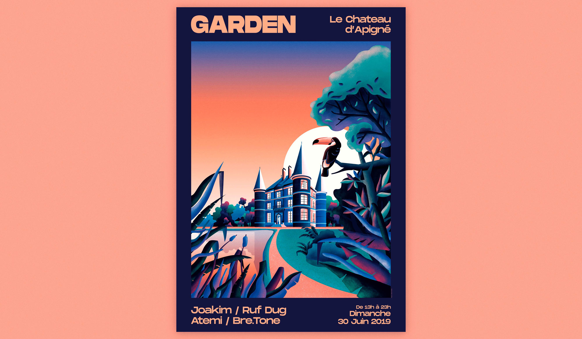 affiche visuel illustré festival rennes